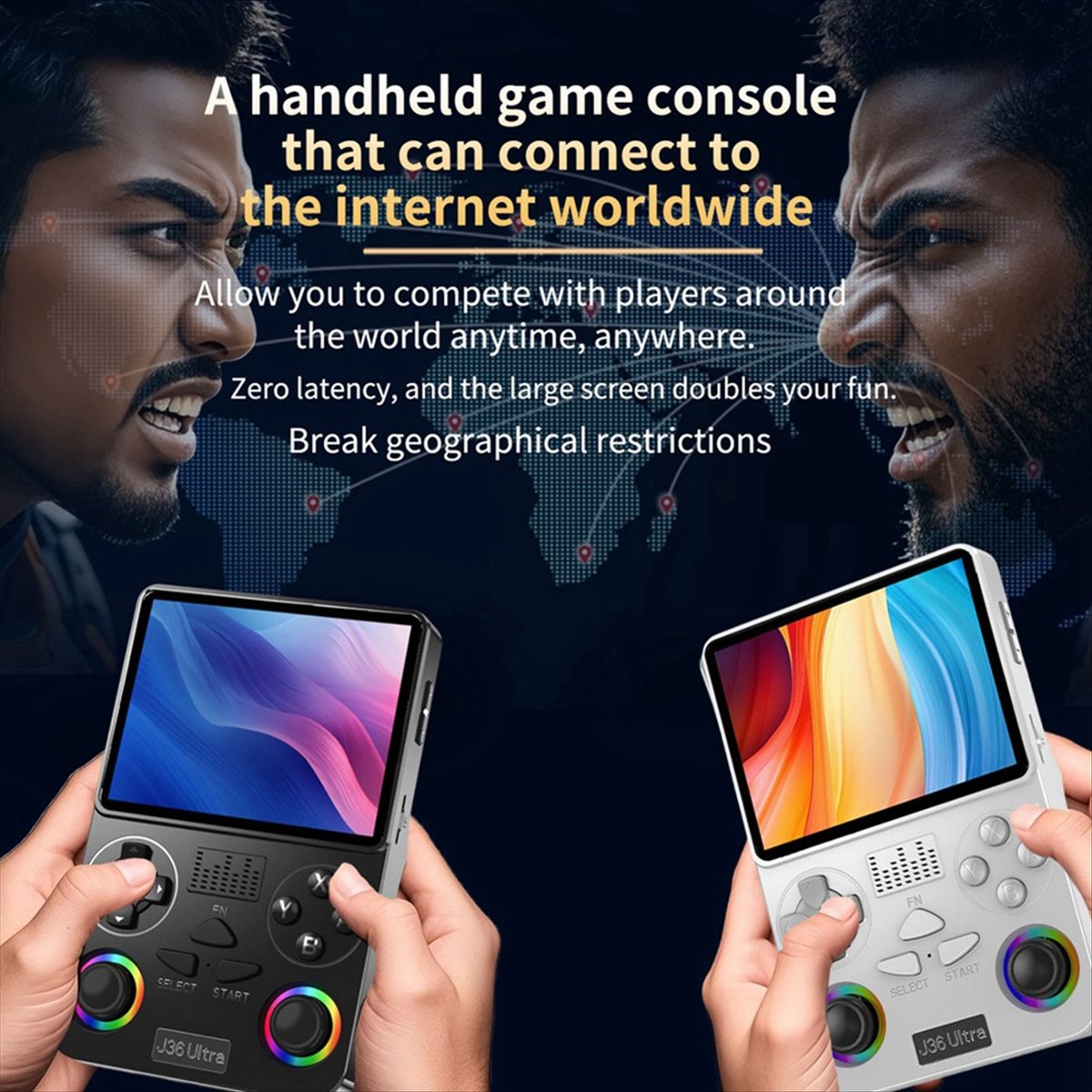 Retro Handheld Console - 《Directo de Fábrica》Consola de Juegos Portátil