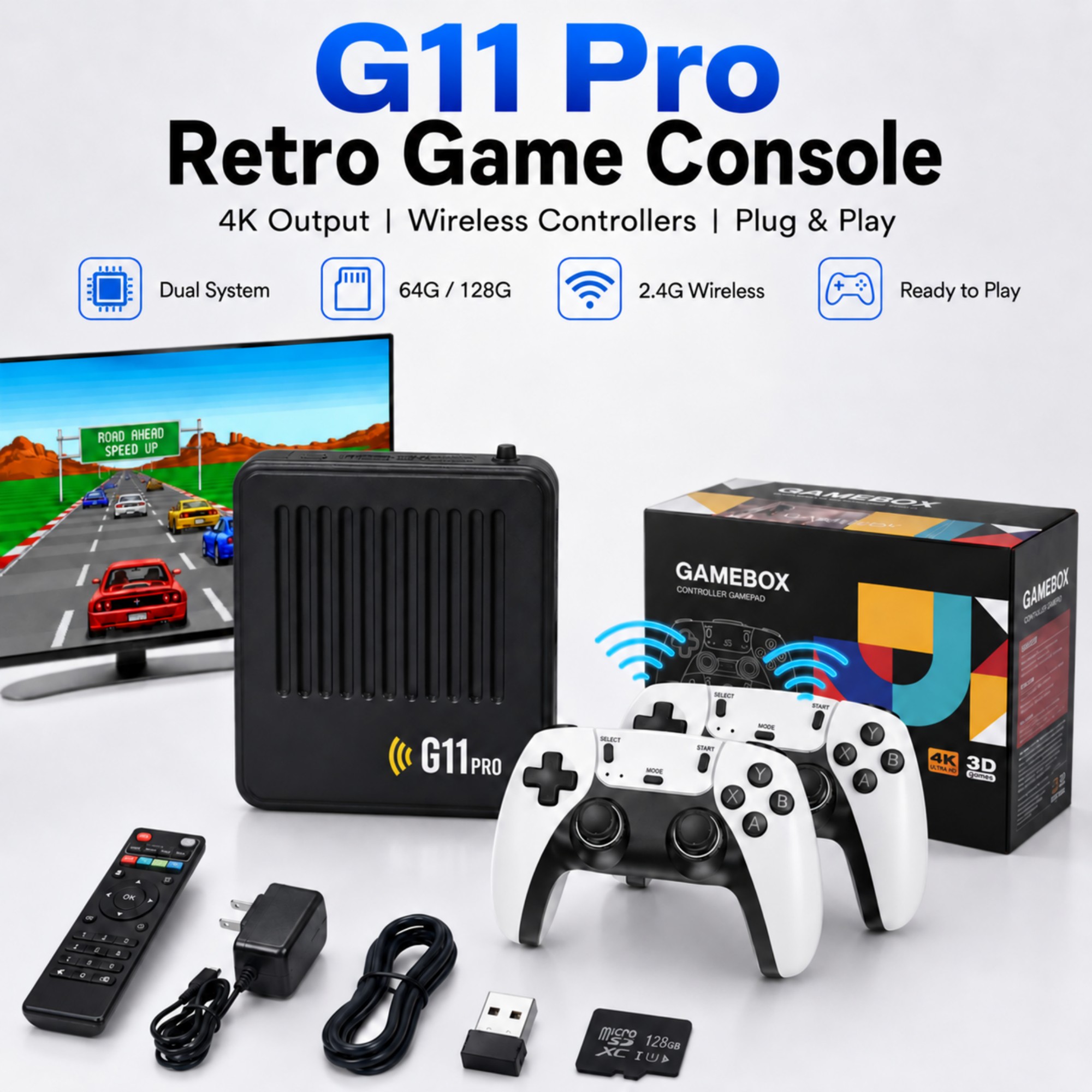Retro Gaming Mister - Consola de Juegos Retro G11 Pro,