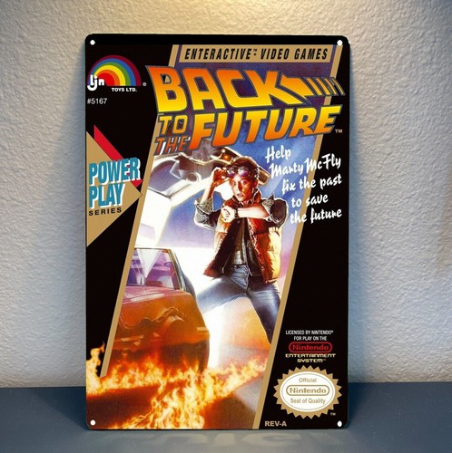 Retro Gaming Videos - Póster Metálico Retro de Back To