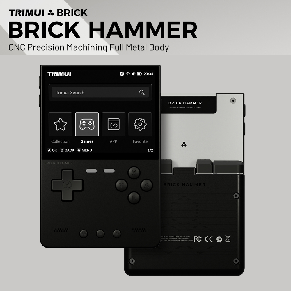 Retro Gaming Images - Consola Trimui Brick Hammer con Cuerpo