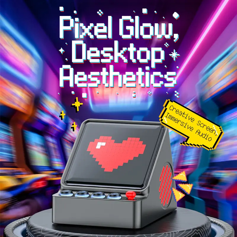 Altavoz Portátil con Pantalla  - Retro Gaming Desk Setup reseña y precio