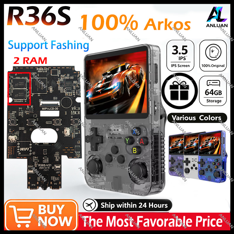 Consola de Juegos Retro R36S O - Retro Gaming Images reseña y precio