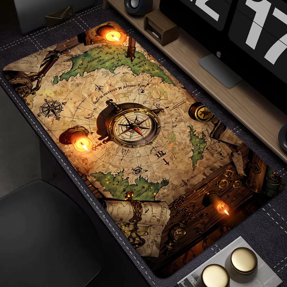 Alfombrilla de ratón con mapa  - Retro Gaming Desk Setup reseña y precio