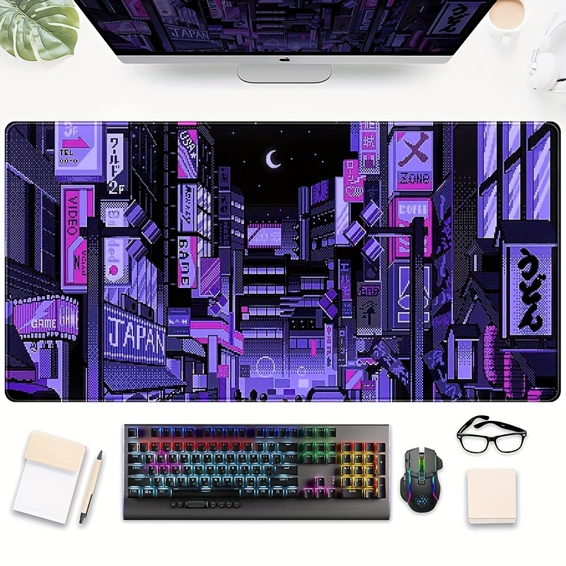 Alfombrilla de escritorio XXL  - Retro Gaming Desk Setup reseña y precio