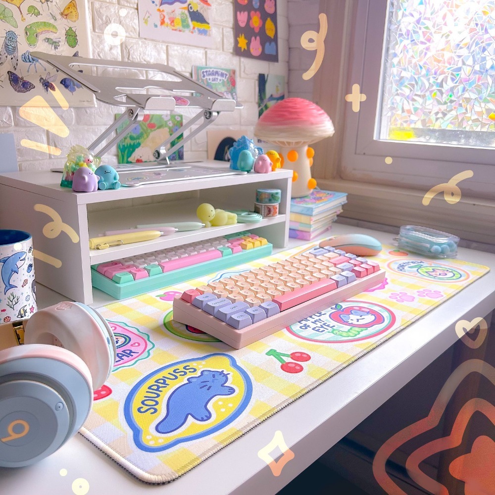 Alfombrilla de Escritorio Frui - Retro Gaming Desk Setup reseña y precio