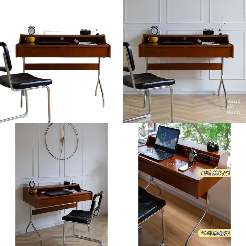 Escritorio Retro de Madera Mac - Retro Gaming Desk Setup reseña y precio