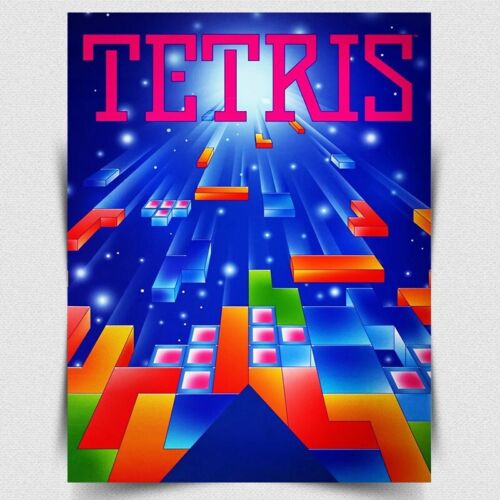 TETRIS METAL SIGN PLAQUE - Pós - Retro Gaming Us reseña y precio