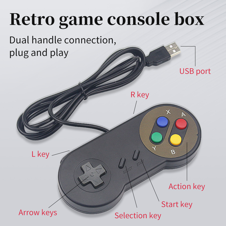 Mando de Juego Retro USB para  - Retro Gaming Raspberry Pi 4 reseña y precio