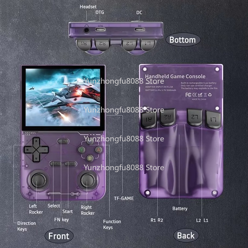 Consola de juegos portátil L K - Retro Handheld Console reseña y precio